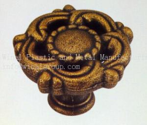 Quality Size Dia35xH21 ancient bronzed flower cabinet knob,Zinc alloy,plating &amp; color can OEM. wholesale