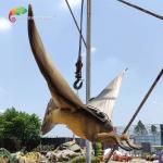 Outdoor Exhibition Life Size Animatronic Dinosaurs Pterosaur Waterproofing
