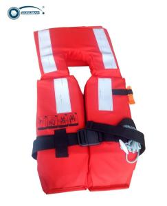 Quality Red Color Lifesaving Vest , High Durability Inflating Ocean Life Jackets wholesale