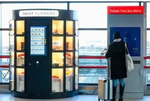 Quality 24/7 Flower Sales Floral Vending Machine 820W for Easy and Convenient Purchase wholesale