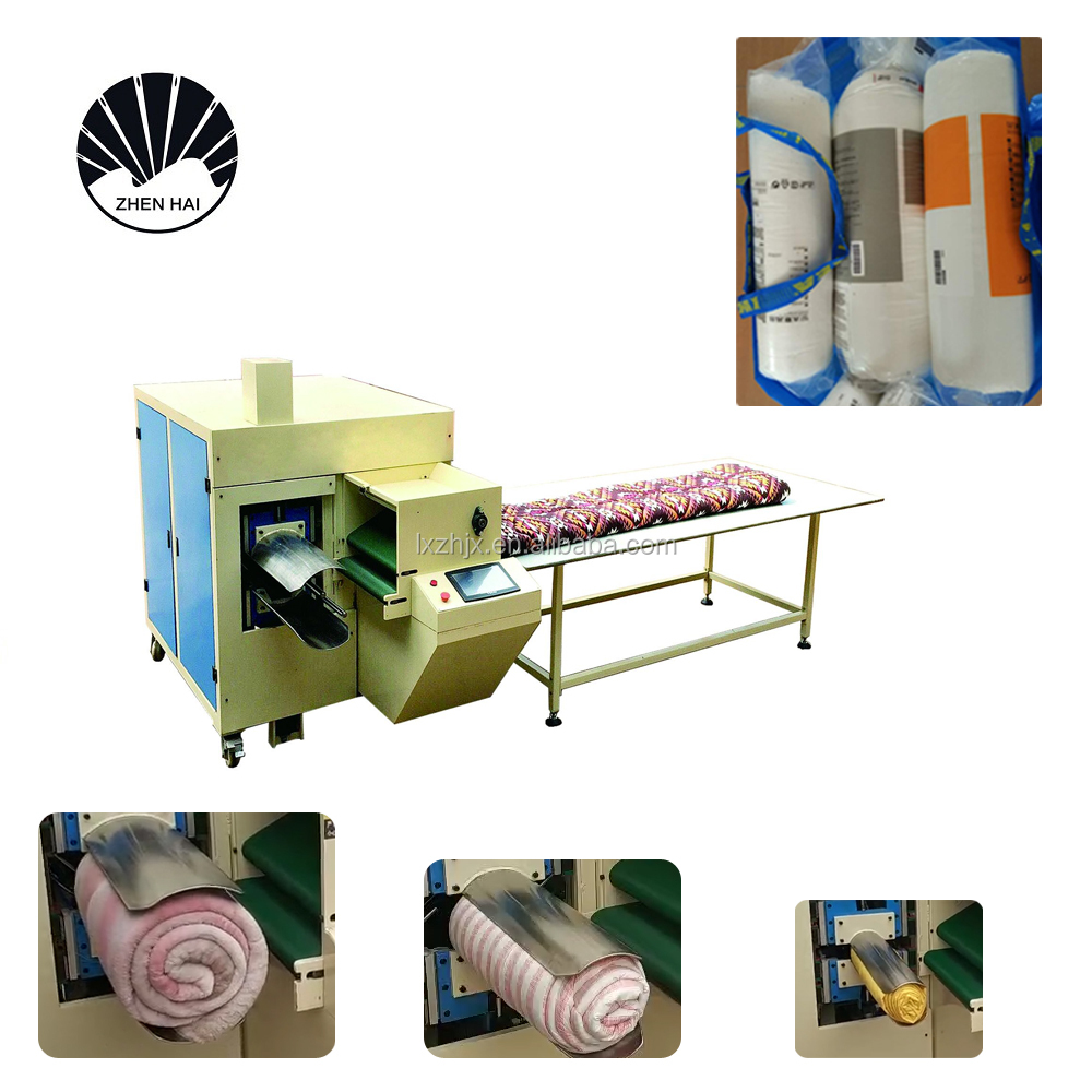 JBJ-7 Flannel fleece blanket roller packing machine