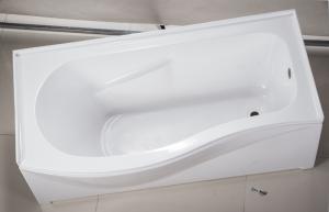 Quality cUPC skirted acrylic bathtub three sides tile flange 4mm pure acrylic sheet wholesale