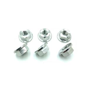 Quality M10x1.25 Titanium Flanged Nut Alloy Steel Fasteners For Car wholesale