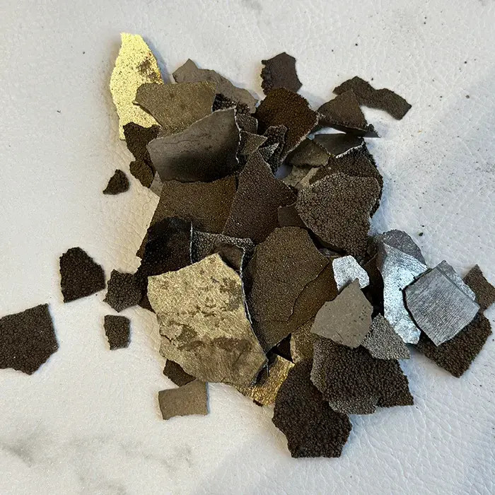 Low Impurities Mn 99.7% Electrolytic Manganese Flakes Used Steelmaking Desulfurizer