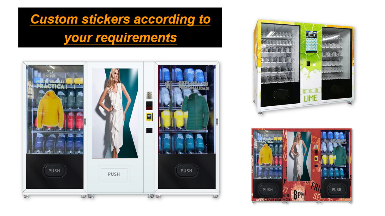 Clothes Vending Machine Thermal Underwear T-Shirt  WithTouch Screen