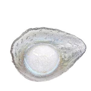 Quality Exquisite Creative Water Drop Shape Glass Charger Plates wholesale