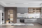 Supplier Modern Kitchen Cabinet Shaker With Islands Design Good Strength