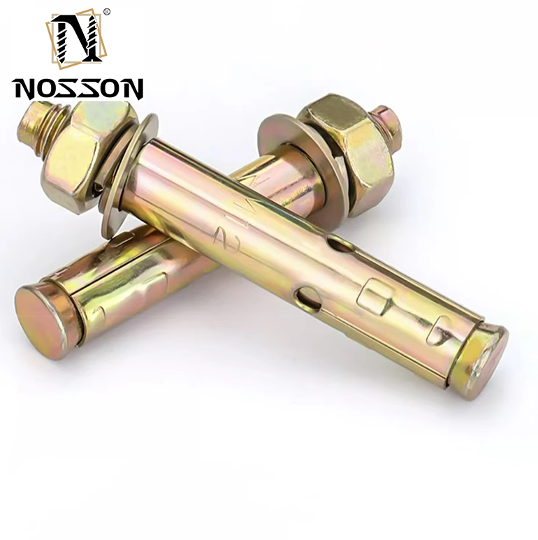 ISO M6 Customized Countersunk Head Hex Socket Expansion Bolt Flat Head Allen Burst Internal Concrete Anchor Bolts Bright Finish