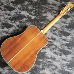 41 inch 12 strings full KOA wood D45 series glossy lacquer acoustic wood guitar