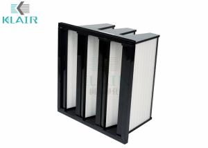 Quality Abs Frame Mini Pleat Glass Fiber Compact Air Filter For Large Air Volume wholesale