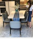 Waterproof Leather Modern Dining Room Chairs Non Slip High Durability