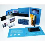 Video In Folder Free Sample Limited 5" Handmade Promotional LCD Video Brochure