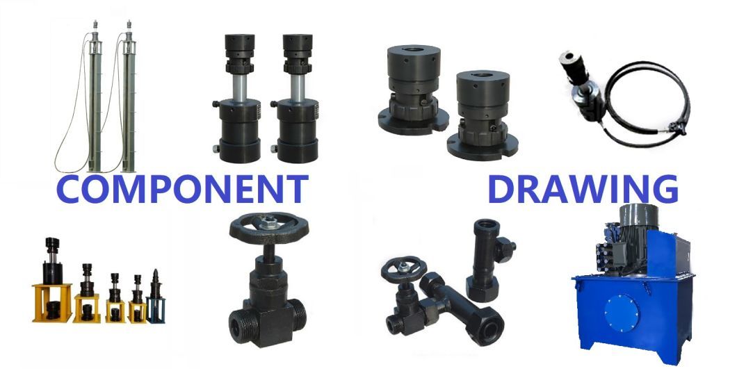 Chuck Type Hydraulic Tank Jacking System Stock Available for Vietnam Tank Construction
