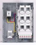 White Durable Commercial Meter Box Lockable Surface Mounted With Scientific