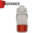 Rectangular Amphenol Deutsch Connectors , 6 Pin Deutsch Connector DT04-6P