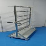 High Quality Stainless Steel SMT ESD Reel Storage Shelving Rack Trolley Cart