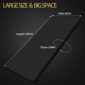 Quality 20MM Thick Home Fitness Exercise NBR Non Slip Yoga Mat For Pilates Gymnastics wholesale