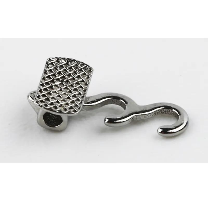 A Grade Orthodontics Accessories 2 Hooks Double Hooks Crimpable Hook Clamp Meshbase Bondable MFDS Safety Standard Compliant