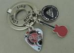 Long Live Rock Promotional Keyrings Soft Enamel Customized Key Chain