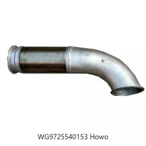 Quality Wg9725540153 HOWO Truck Parts Bent Exhaust Pipe Stainless Steel wholesale