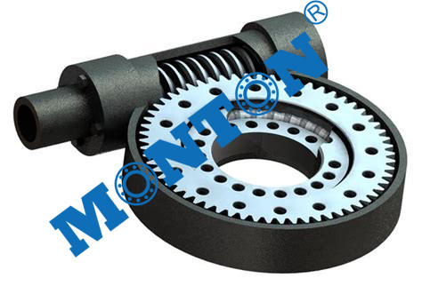 WEA7 Dual Axis Slew Drive / Hydraulic Slew Drive With Dc Motor Fit Aerial Work Platform