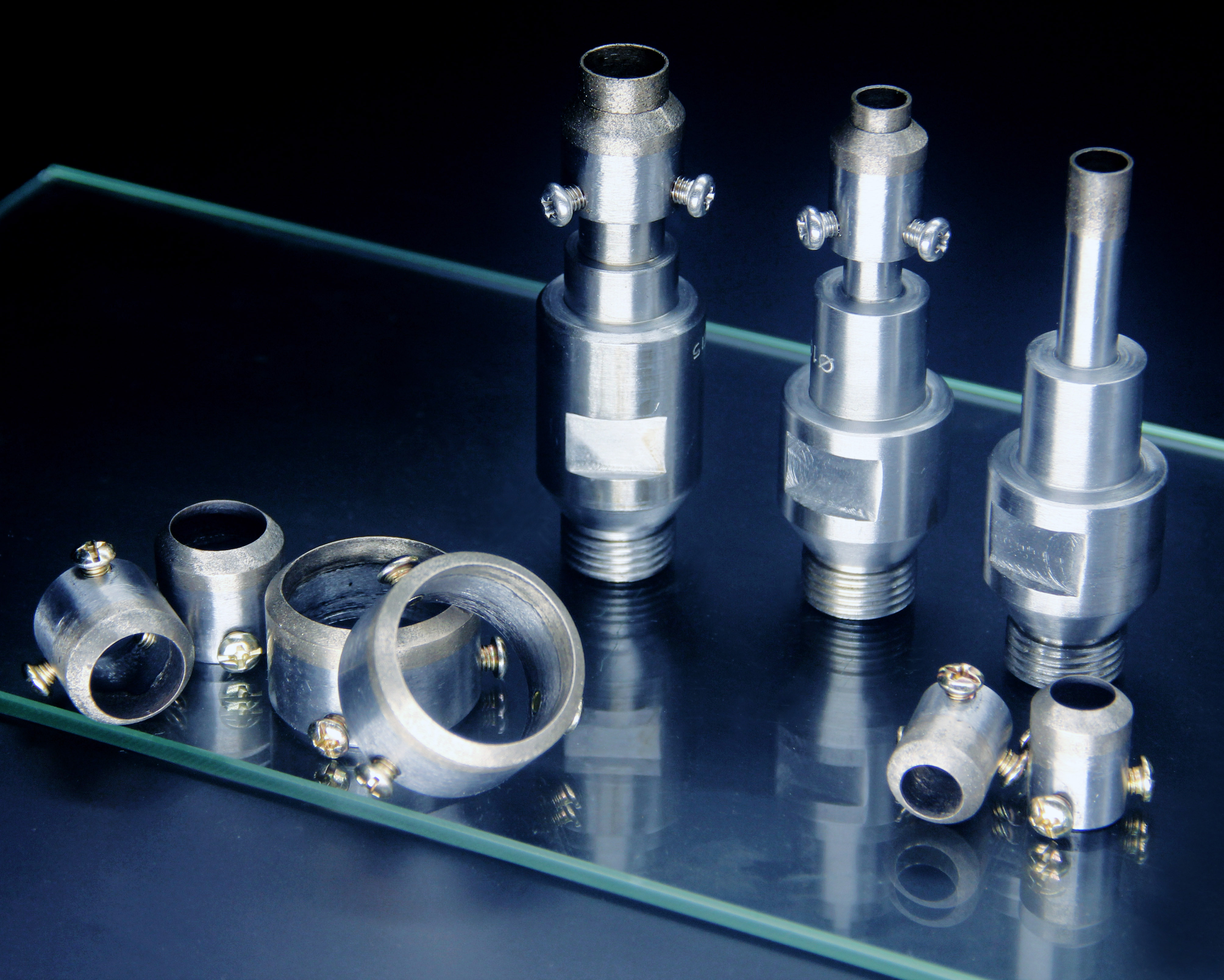 Glass processing center 12 * 3 durable diamond CNC drill