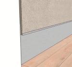 Wall Protector Polished Aluminum Skirting Board Stairs Edge Trim
