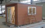 Light Steel Structure Holiday Home / Prefabricated Garden Studio For Holiday