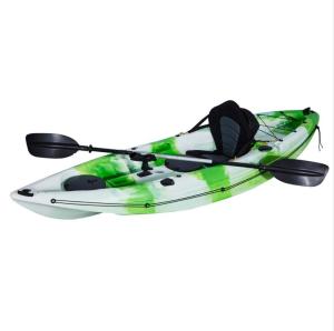 Quality Single Seat One Person 9FT Fishing Sit On Top Canoe LLDPE Plastic Kayak wholesale