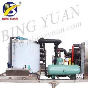 Quality Evaporative Cooling 220V 15T 69KW Flake Ice Maker Machine wholesale