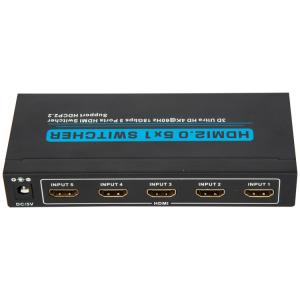 Quality 48 Bit 3840x2160 60Hz 5x1 HDMI 4K Switcher wholesale
