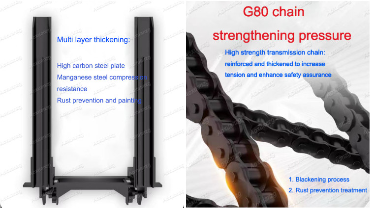 3T 2M High-Efficiency Electric Forklift Handling Stacking Goods Electric Propulsion Electric Stacker