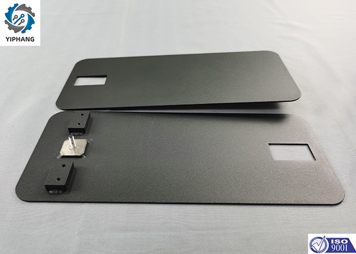 SPCC Cold Roll Steel Textured Black Powder Coated Sheet Metal Electric Cabinet Door