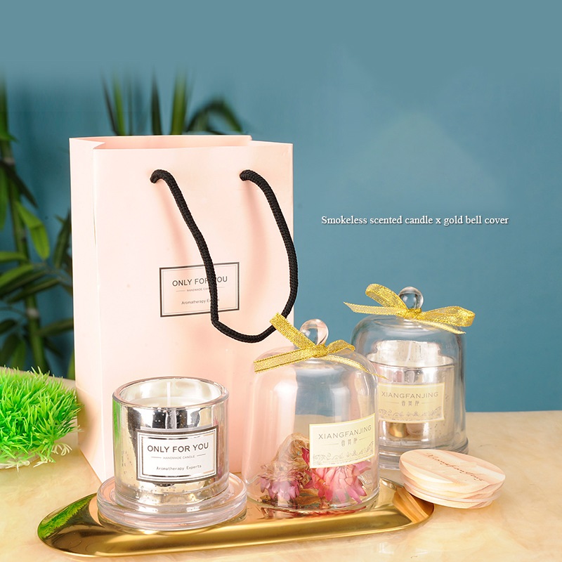 Smokeless Vegan Soy Candles Aromatherapy Type Tapered Shape Tuberose