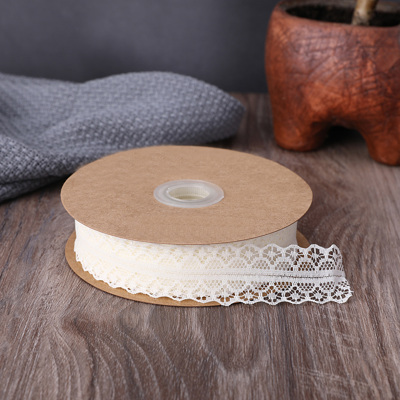 2.5cm Elastic Band Hollow Flower Ribbon for Sewing Clothing Garment Decorative Lace Trim