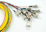 FC UPC Single Mode Fiber Jumpers Yellow Color 50dB Return Loss Custom Length