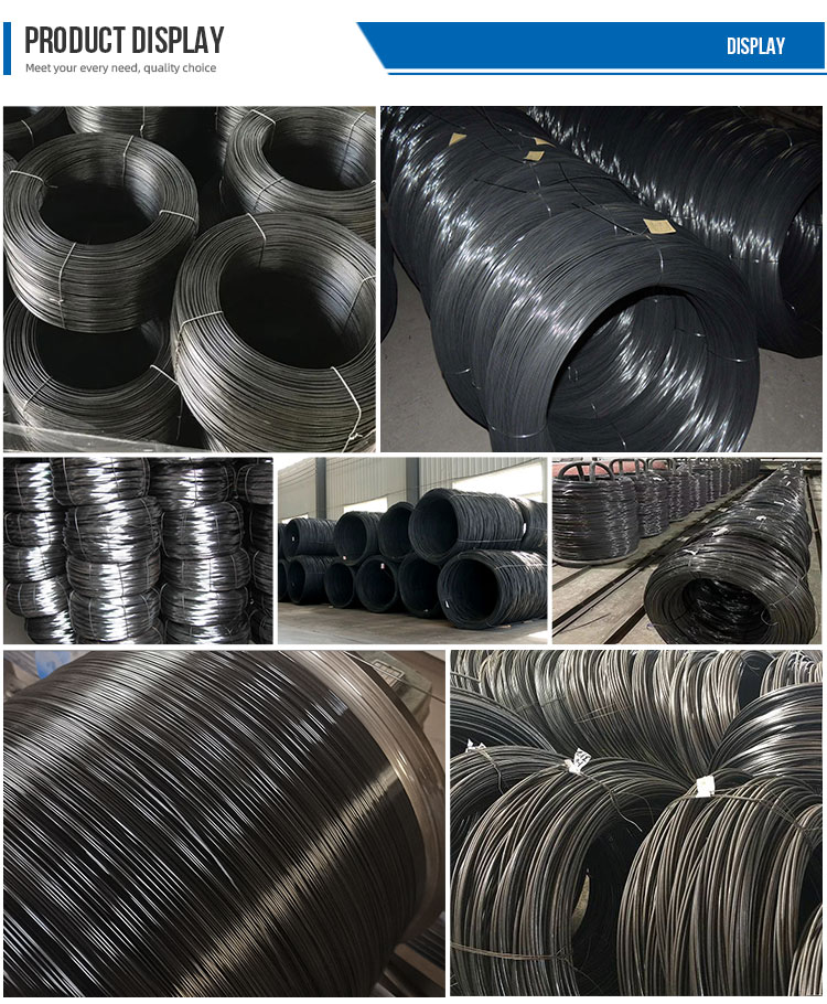 Galvanized Black Annealed Iron Wire Coil Nail Wire SAE1006 5.5mm 6.5mm for Building Material Construction Projects Market