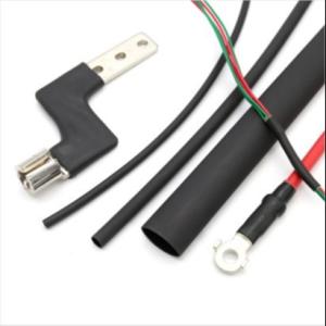 Quality 3/32 2.4mm Black Halogen Free Dual Wall Adhesive Heat Shrink Tube Polyolefin Tubing wholesale