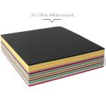 Cast Coated Delicate 20 Color Handmade Colour Paper