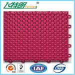 Water Resistant Indoor Sports Surfaces Anti Skidding PP Interlock Flooring