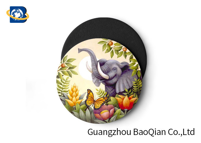 Wild Animal Art Image Lenticular Coasters 3D Decoative Cup Placemat 0.6MM PET