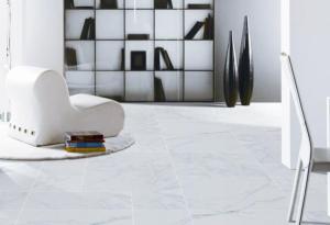 Quality Non Slip Marble Look Porcelain Tile / Glazed Carrara Porcelain Floor Tile wholesale