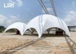 8m Aluminum Crossover Outdoor Hexagonal Dome Frame Tents For Trade Show