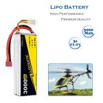 11.1V 3000mAh 70C LiPo Battery for RC Boats Drone Helicopter Car Enhanced
