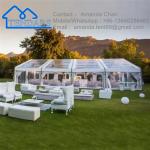 Aluminum Permanent Waterproof PVC Coated Transparent Marquee Wedding Party Tent