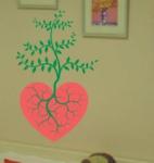 Large Wall Flower Stickers G135 / Design Wall Sticker