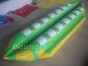 Quality Double Lanes Inflatable Banana Boat With Reinforced Strips For Adult wholesale