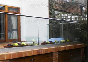 Quality Outdoor Decking Frameless Glass Railing DIY Installation CE Certificated wholesale