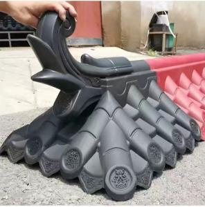 Quality Chinese Traditional Roof PVC Roofing Sheets Plastic Roof Corner Decoration For Wall Gate wholesale