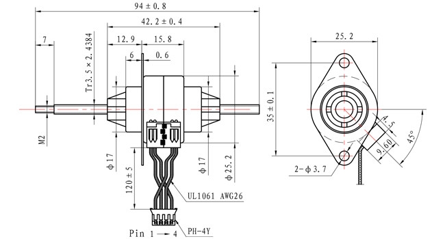 NEMA 10 Permanent Magnet Stepper Motor 29mm Body 180g.Cm 12V CE ROCH
